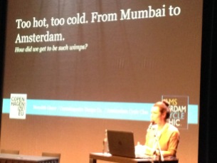 Whether the climate is hot or cold, people will say it is too much as Meredith Glaser points out.