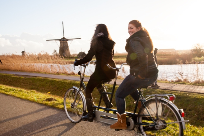 Here's a peek at the Dutch winter cycling tradition, delegates will experience at #WCC15. Photo by Shirley Agudo.